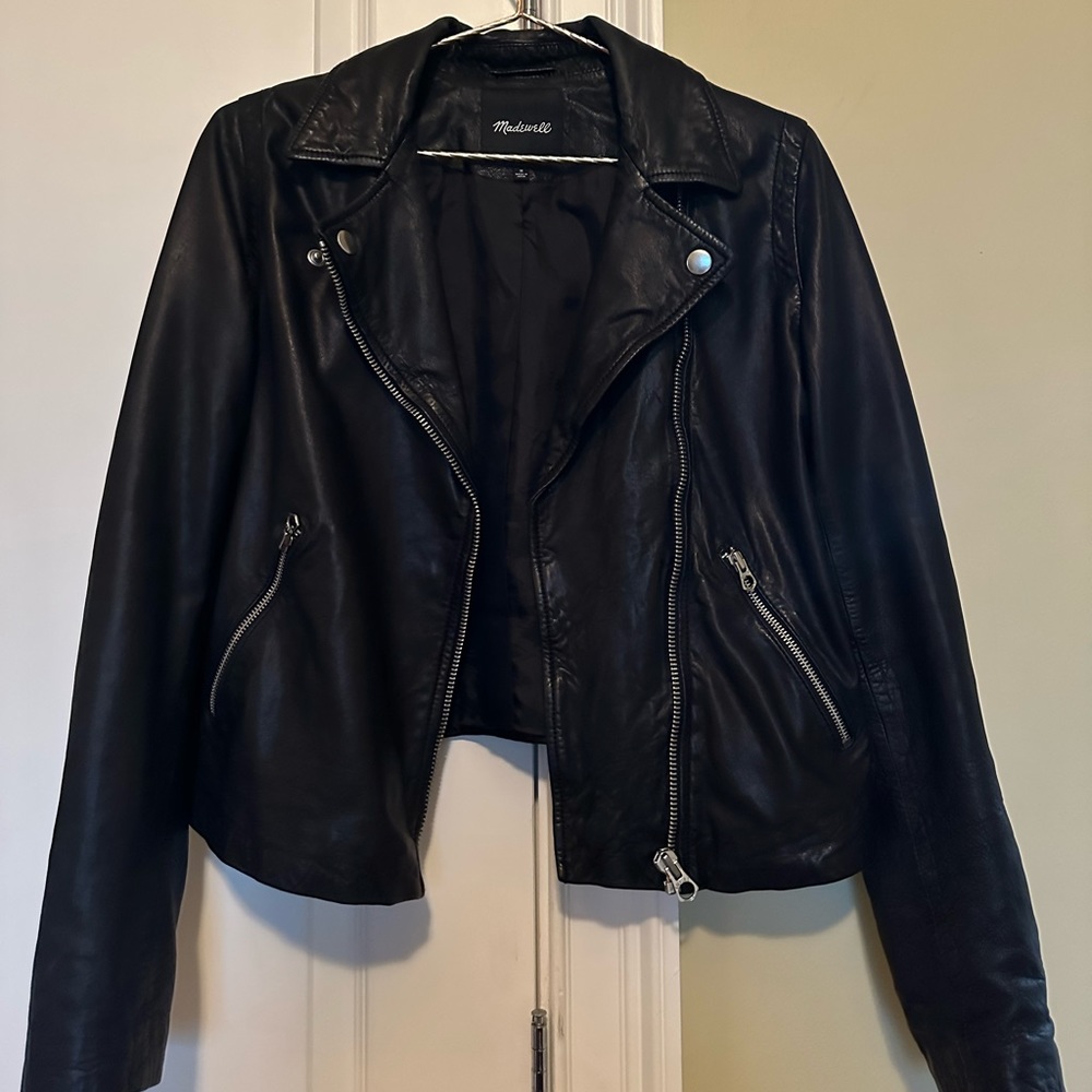 Madewell Leather Motorcycle Jacket 🖤